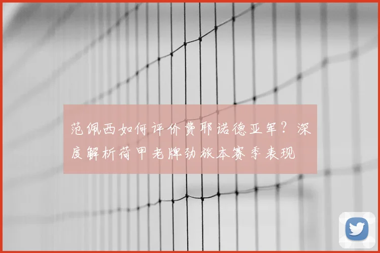 范佩西如何评价费耶诺德亚军？深度解析荷甲老牌劲旅本赛季表现